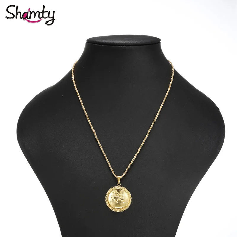 Цепочка с подвеской в виде эфиопской цепи 3 см|gold chain necklace|chain necklacenecklace free shipping |