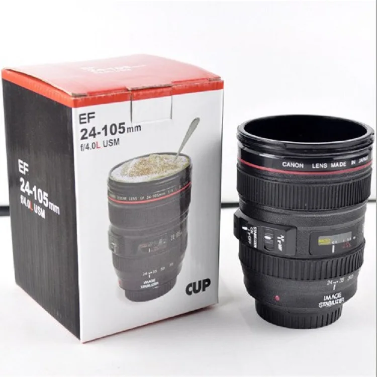 Бесплатная доставка CPAM кофейная кружка с логотипом Caniam|camera lens mug cup|camera mugcoffee camera |