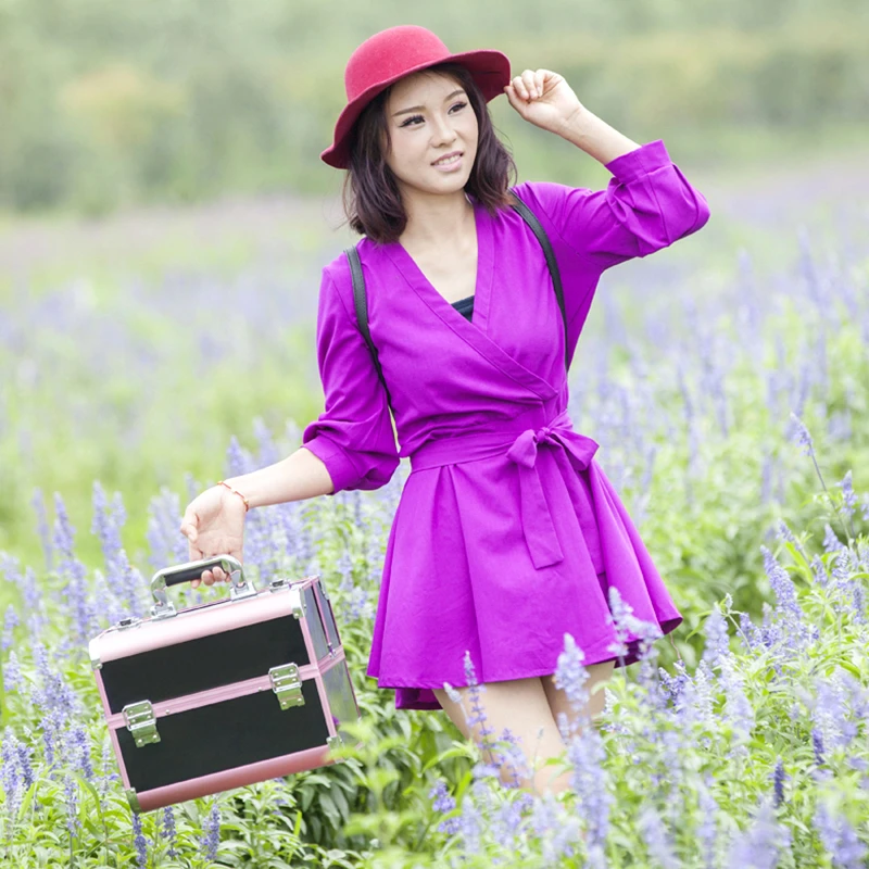 

Blue Color jewelry box organizer,Large Capacity Makeup and Jewellery Boxes for Women Gifts,jewelry storage box, cajas para joyas