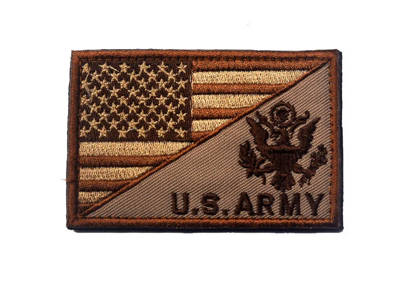 США + AMRY Тактическая Военная Вышивка заплатка для одежды одежда наклейки с