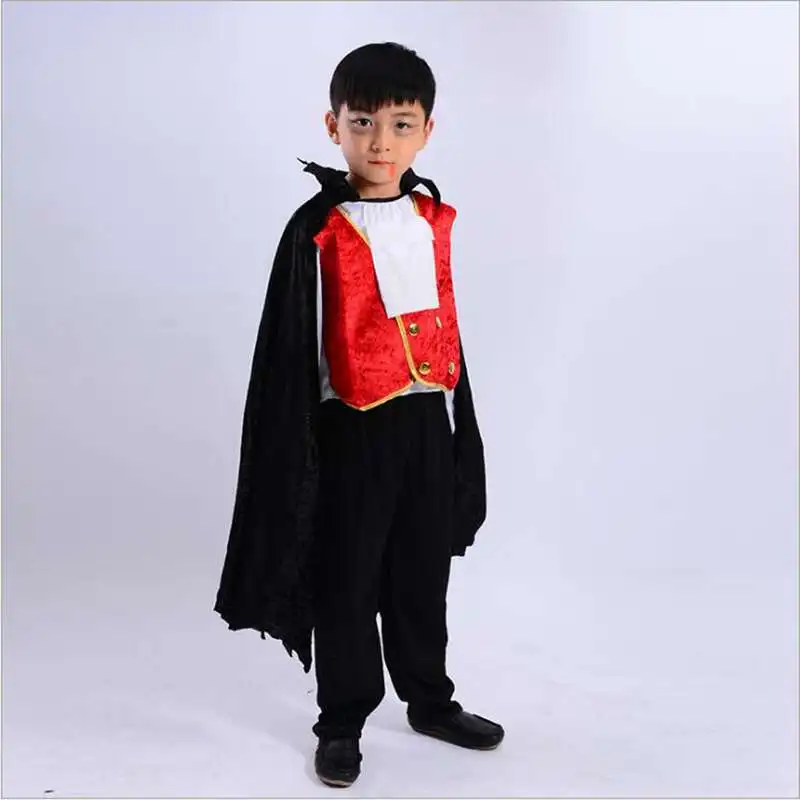 Одежда для костюмированной вечеринки на Хэллоуин Вампирская накидка мальчиков