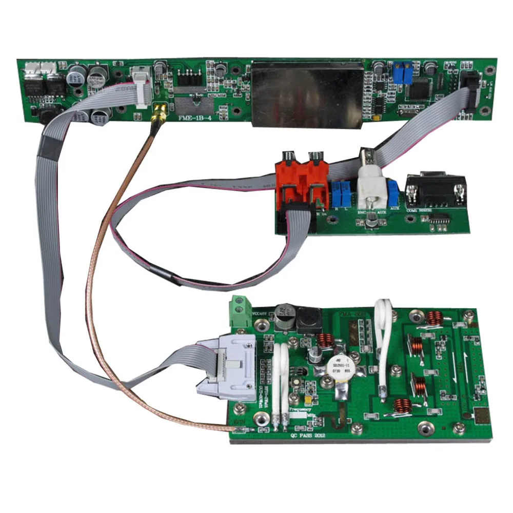 Комплект стерео передатчика FMUSER 1 кВт комплект печатных плат со светодиодным