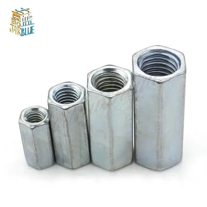 5 шт. M6/M8/M10/M12 муфта с шестигранной головкой/оцинкованная длинная Шестигранная