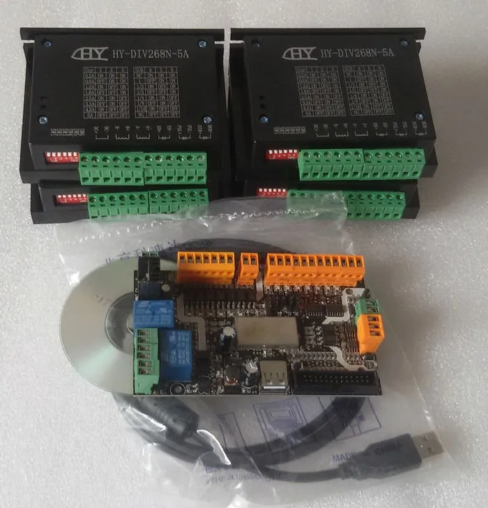 

USB CNC KIT with 4 axis TB6600 5A ,with usbcnc plant license