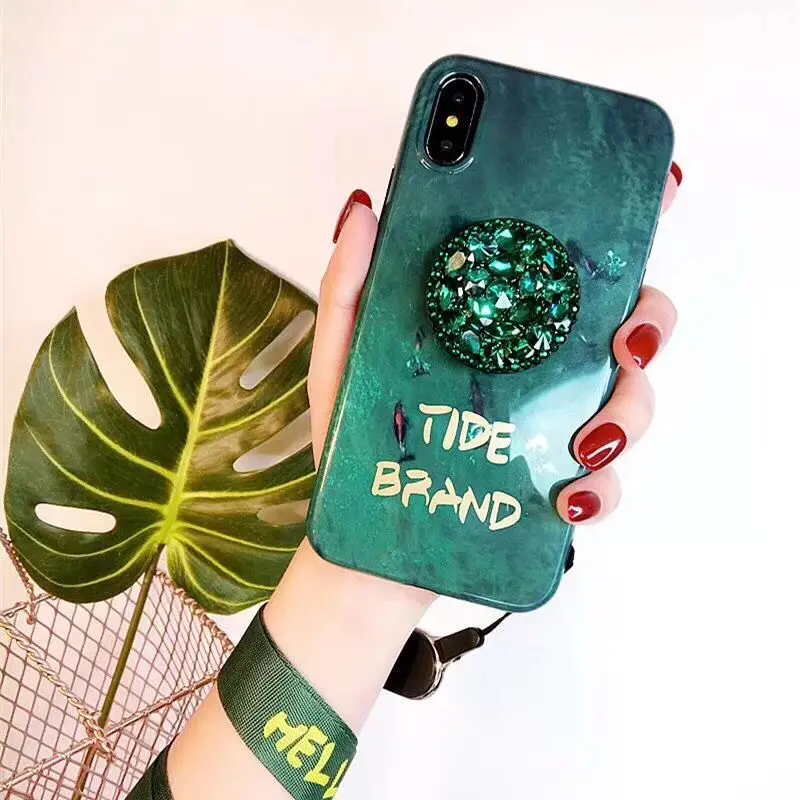 ORYKSZ 3D роскошный ювелирный чехол для телефона с веревкой iphone X Чехлы 6S 7 7plus 8 8plus