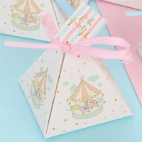 unique carousel candy box for unicorn party gift birthday decoration baby shower souvenirs party decoration wedding favors gifts