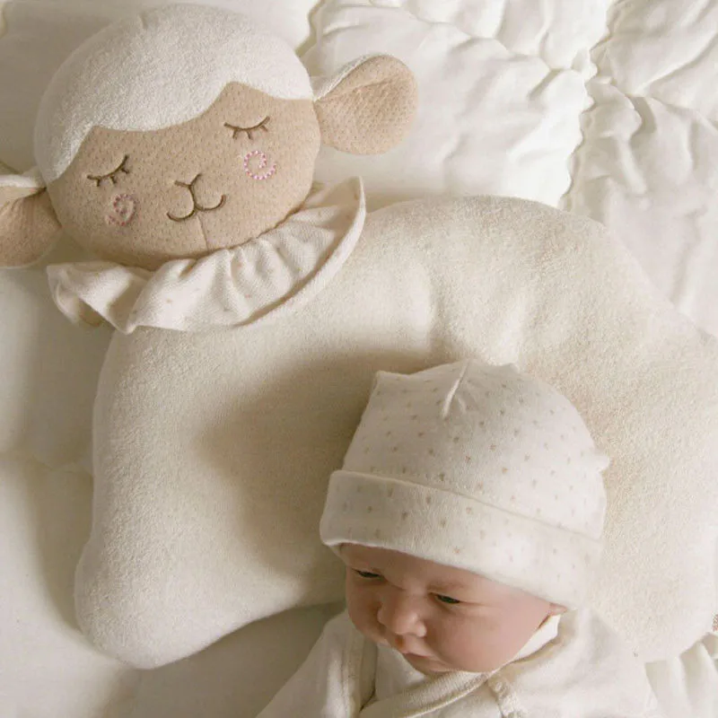 Soft Infant Baby Pillow Prevent Flat Head Memory Foam Cushion Sleeping Support | Мать и ребенок