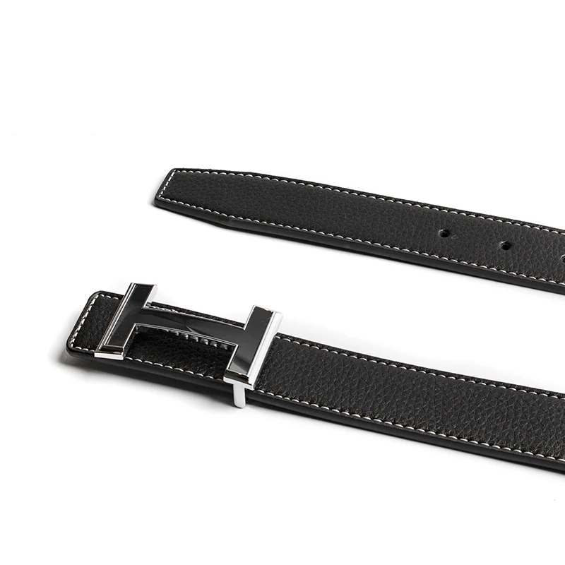 2019 New Luxury Designer H Belts Men High Quality Male Women Genuine Real Leather Buckle Strap for Jeans 3.2cm | Аксессуары для