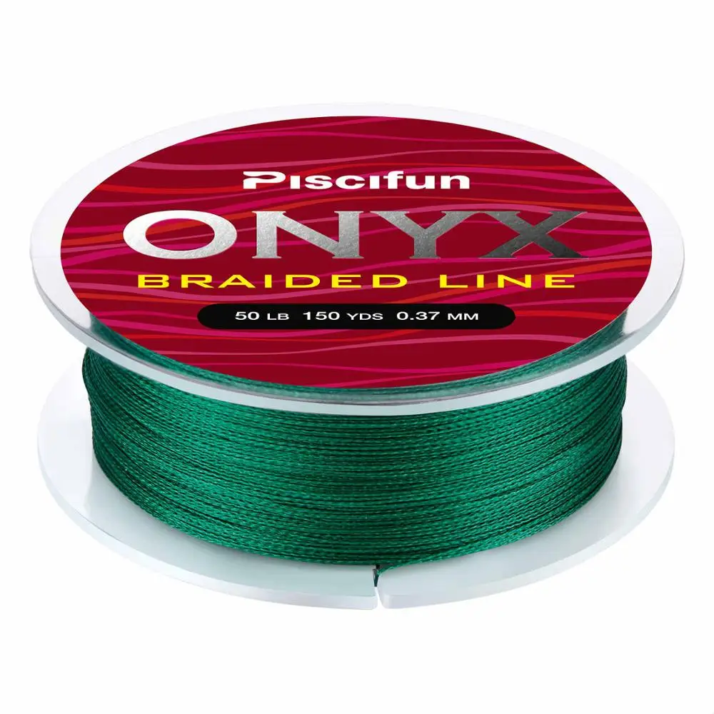 Green Piscifun Onyx 137 м плетеная леска 6-50LB 4 нити 65-150LB 8 нитей супер сильная износостойкая Multifilament PE Line - Цвет: Green