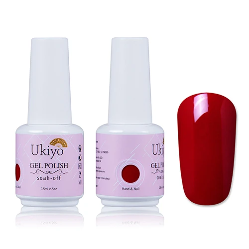 1535 Ukiyo 15 мл замочить УФ-гель для ногтей УФ светодиодный лак или маникюрный гель лак Топ базовый праймер - Цвет: 1535