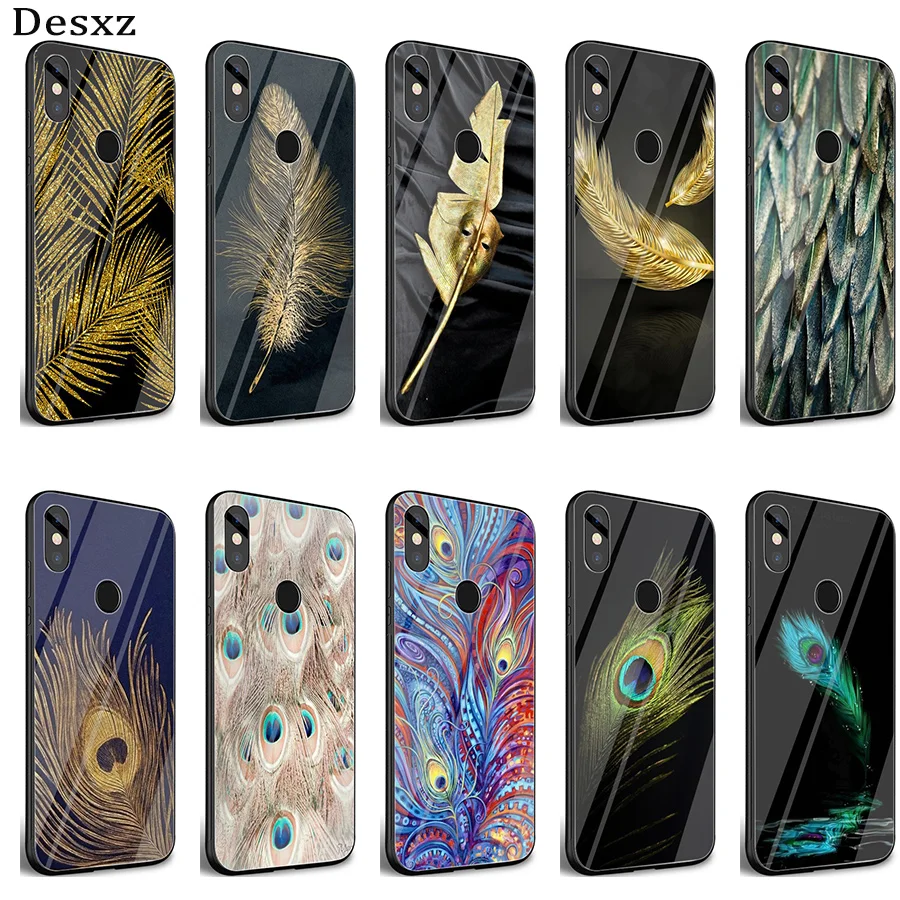Стеклянный чехол Desxz для xiaomi mi 8 Lite A1 A2 9 Redmi note 5 6 7 Pro 6A 4X Pocophone F1 | Мобильные телефоны