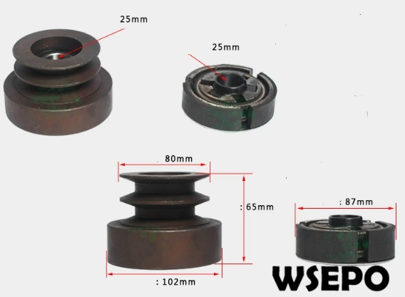 Высокое качество! Двойной паз ремень сцепления подходит для двигателя