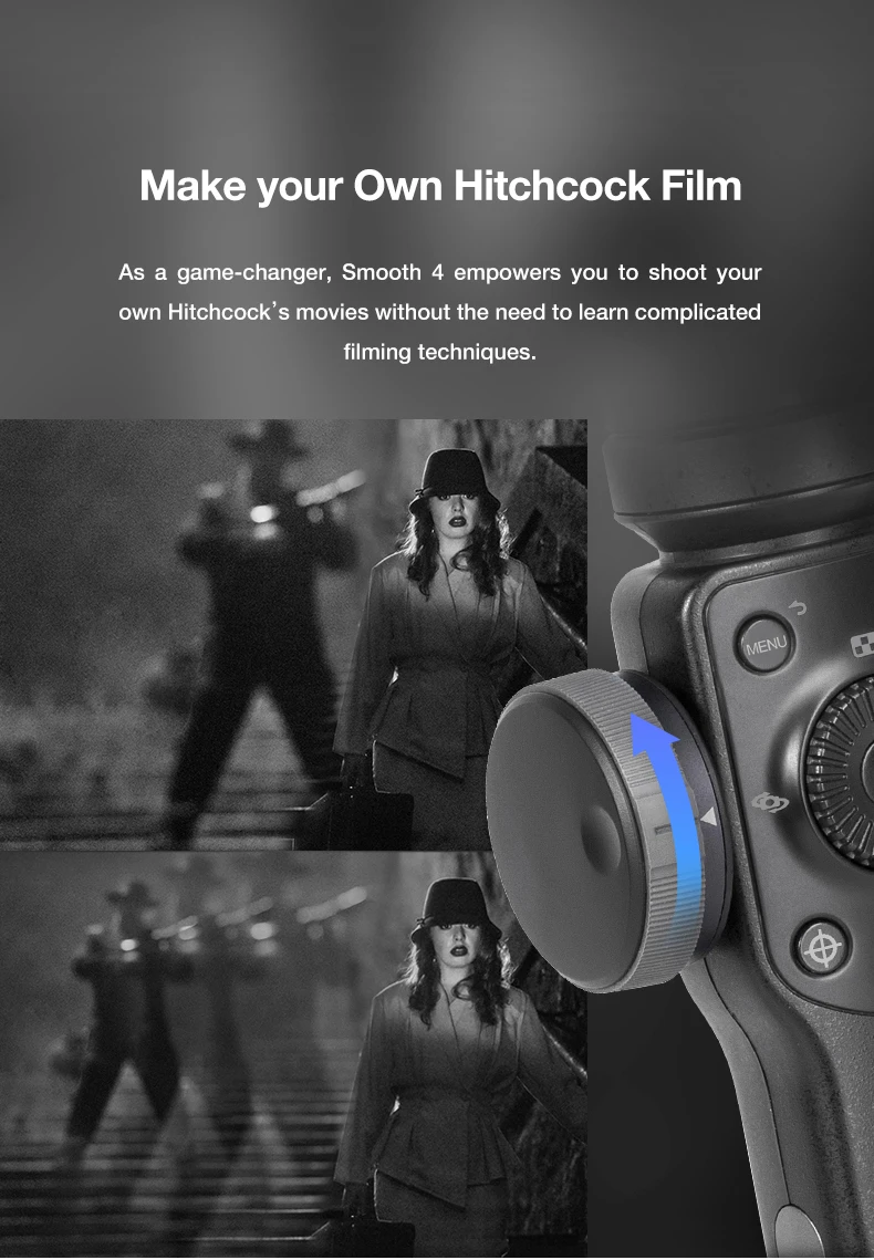 Zhiyun Smooth 4 смартфон 3 оси gimbal стабилизатор мобильный видео Steadicam для iphone/Android Экшн-камера VS Smooth Q Vilta M