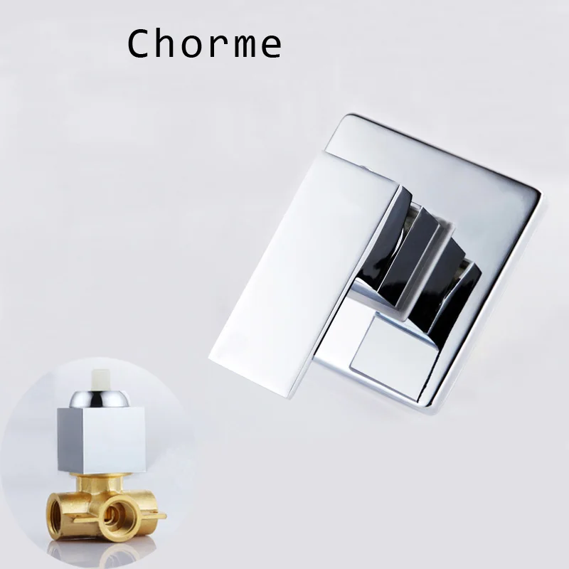 

Смеситель для душа SKOWLL, латунный кран для ванной комнаты, горячая и холодная вода, настенный кран