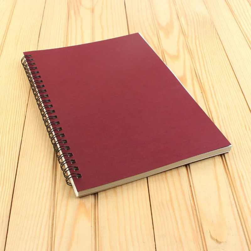 EZONE Spiral Notebook Loose Leaf NoteBook Line Page Traveler Jurney Diary Coil Notepad School Office Stationery Supply Papelaria |