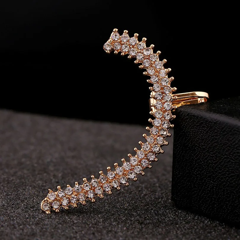 Женские серьги манжеты ZLDYOU модные в стиле панк европейские и американские со