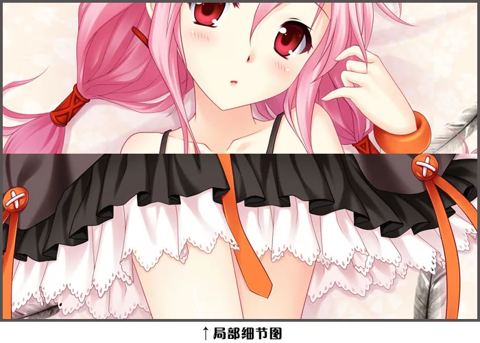 Японское аниме виновная Корона Yuzuriha Inori Сексуальная обнимающая подушка для тела