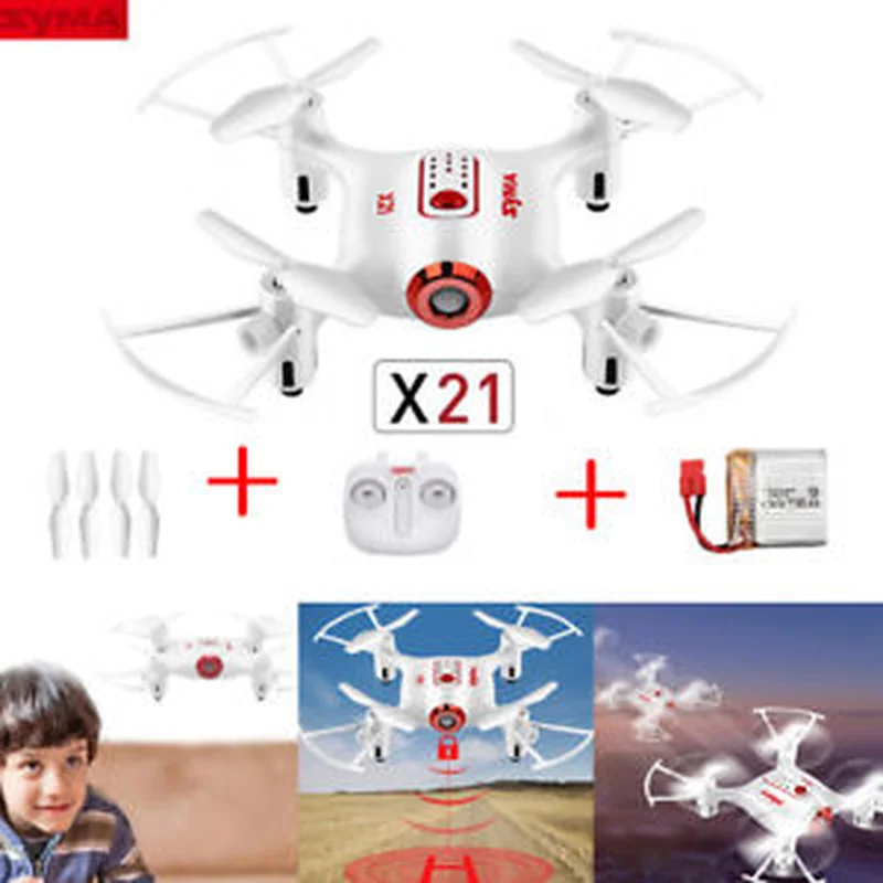SYMA X21 RC Drone Quadcopter 2.4G 4CH G Sensor Altitude Hold 3D Flip RTF WiFi FPV 2MP HD Camera | Игрушки и хобби