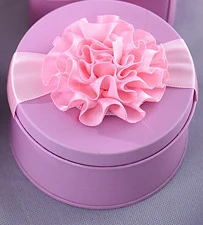 pink round 15 шт./лот, жестяная Свадебная коробка для конфет, сердце/Круглый/квадратный/прямоугольник, 4 формы на выбор, креативная коробка для конфет с подсолнухом, вечерние коробки для конфет, подарочная коробка - Цвет: pink round