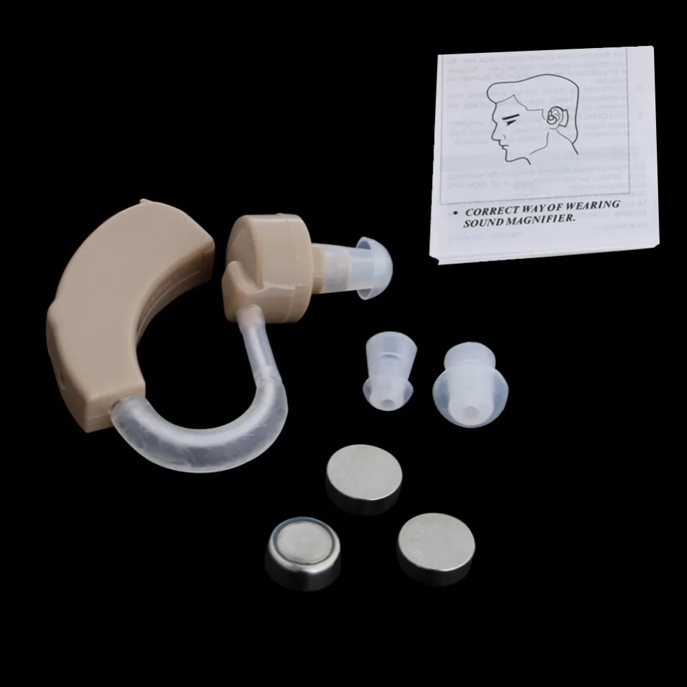 Лидер продаж! Небольшой в ухе Невидимый усилитель звука Регулируемый тональный