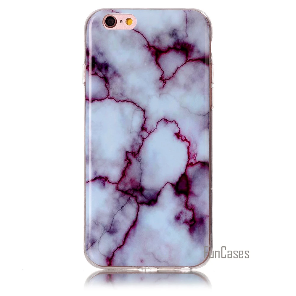 Чехол для iPhone 6 горячие кремния мягких ТПУ Мрамор узор сзади Celular Coque 4.7 дюймов