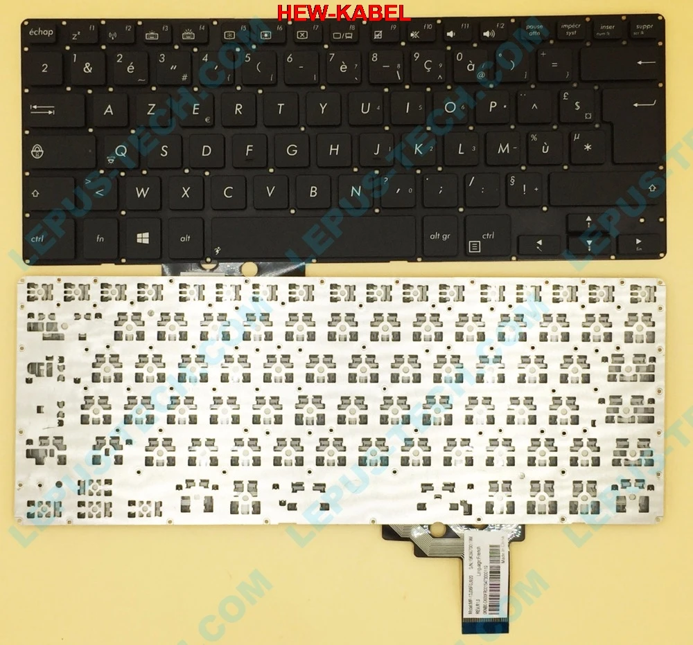 Оригинальная Французская клавиатура для ASUS BU401 BU201 BU400 BU400A BU400V (клавиша подсветки)