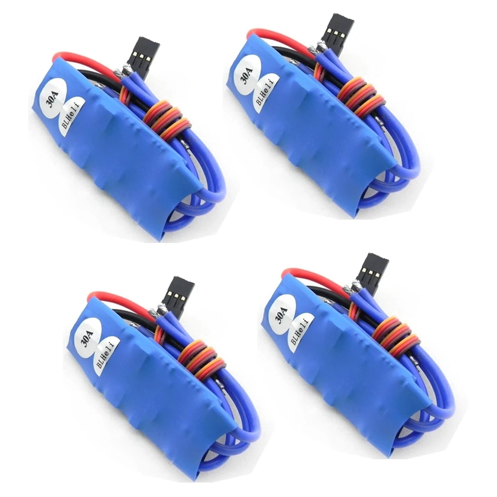4 шт./лот BLHELI 10A/12A/20A /30A/40A/50A/70A/80A/100A прошивка электронный регулятор скорости ESC для