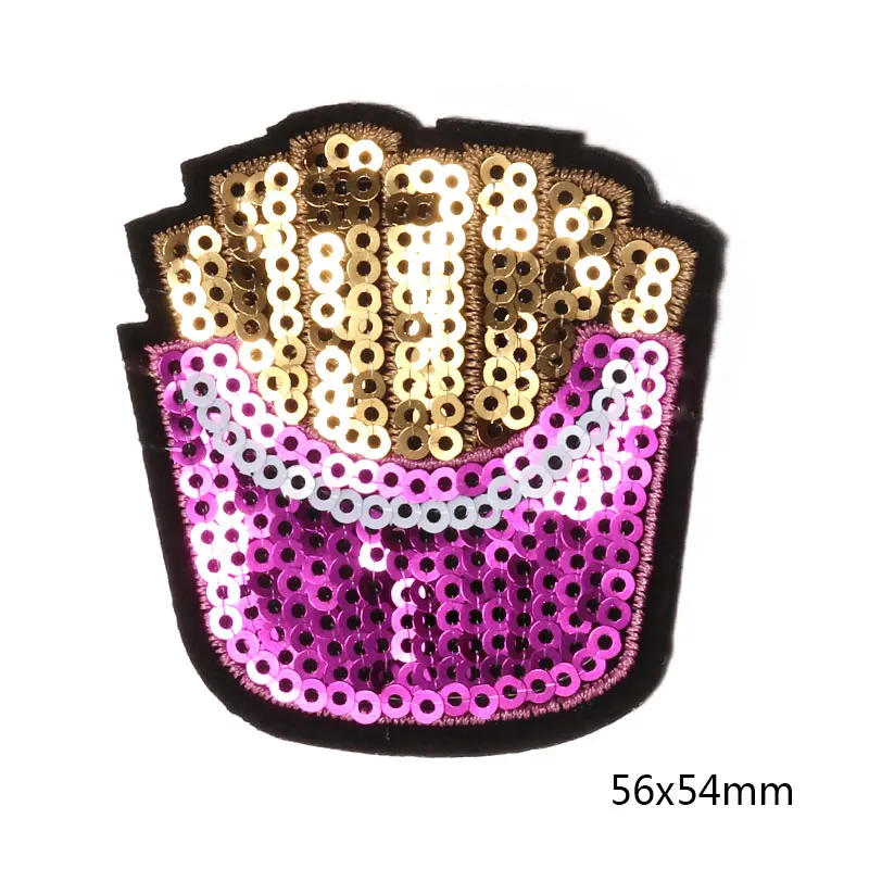 Высокое качество Красочные Блестки патч горячего расплава клейкая одежда