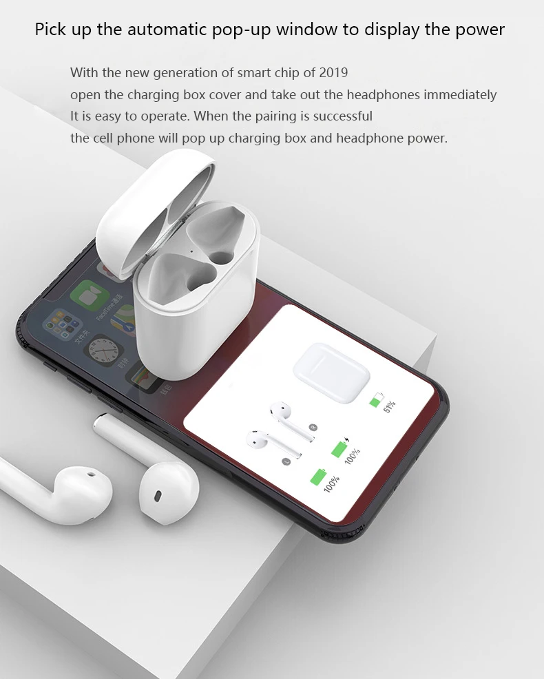 I21 TWS сенсорный Bluetooth наушники HD стерео беспроводные наушники с шумоподавлением игровая гарнитура для iPhone Xiaomi