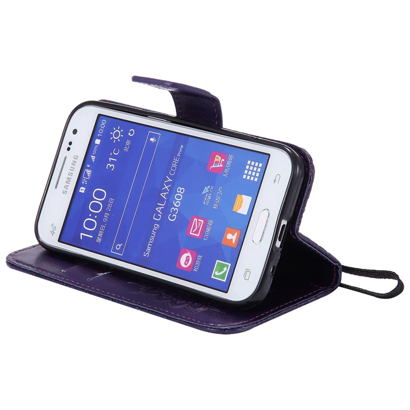 For Samsung Galaxy G530 Case Flip Leather Wallet case for galaxy Core Prime G360 Stand Card Slot Coque J2 | Мобильные телефоны и
