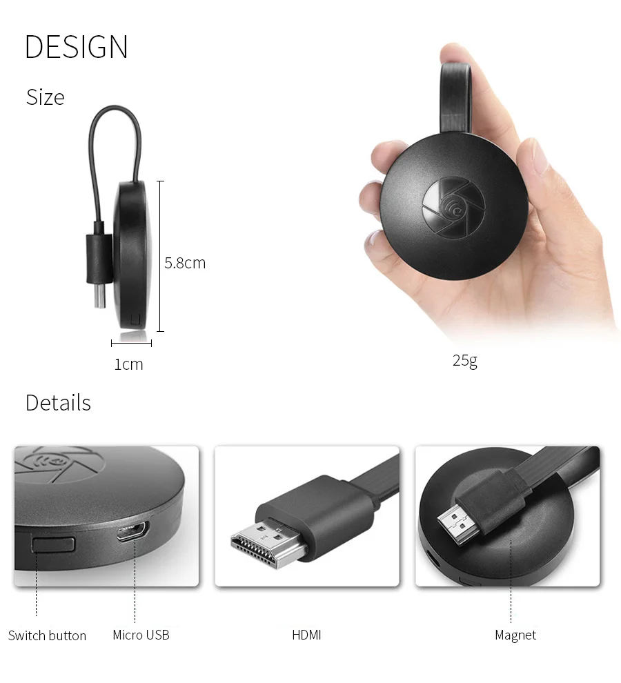 Новинка MiraScreen G2 беспроводной HDMI донгл ТВ палка WiFi 2 4G 1080P HD tv Dongle Plug And Play Miracast для