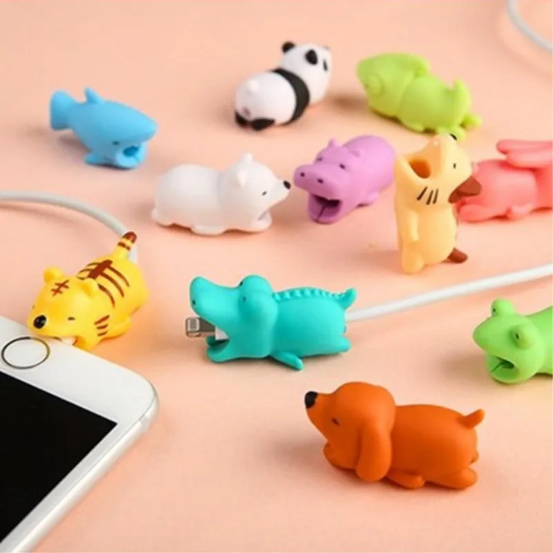 10 шт. силиконовый защитный кабель для намотки животных Органайзер Шнур