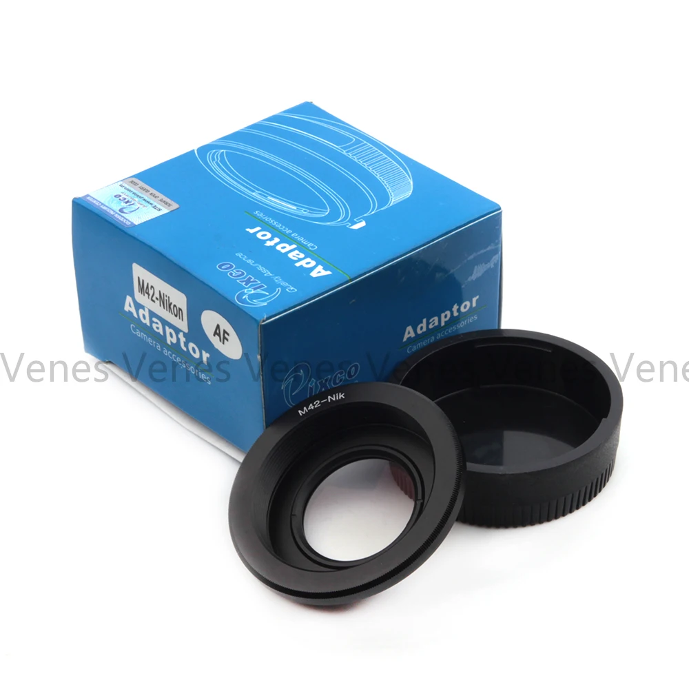 Кольцо адаптера для установки на объектив M42 Nikon F со стеклом D5300 D610 D7100|adapter ring|af