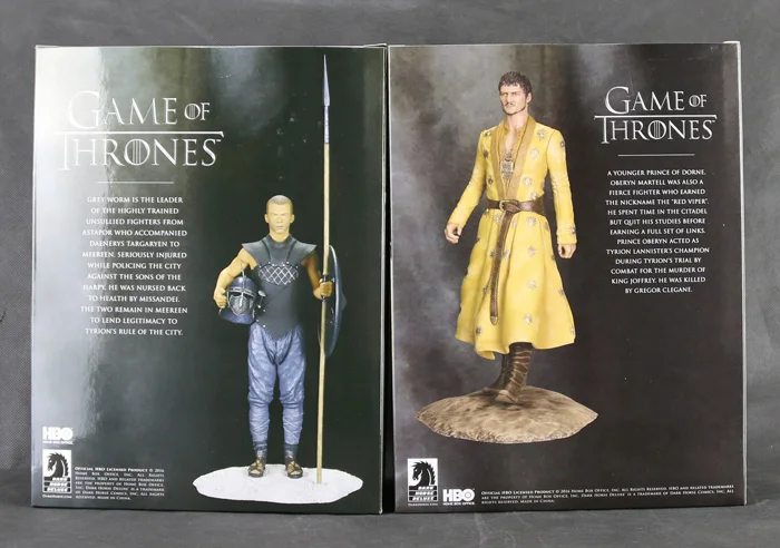 Новый 2 предмета Темная лошадка deluxe серый червь oberyn Martell HBO ТВ серии Игра престолов