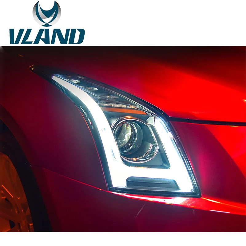 VLAND завод для автомобильных головных ламп Cadillac Atsl светодиодные фары DRL H7
