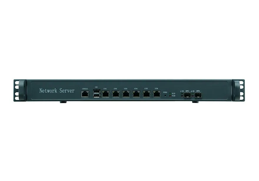 Операторский брандмауэр-сервер маршрутизатор двигателя 2*10Gb SFP с 6*82583v Gigabit lan Inte Quad