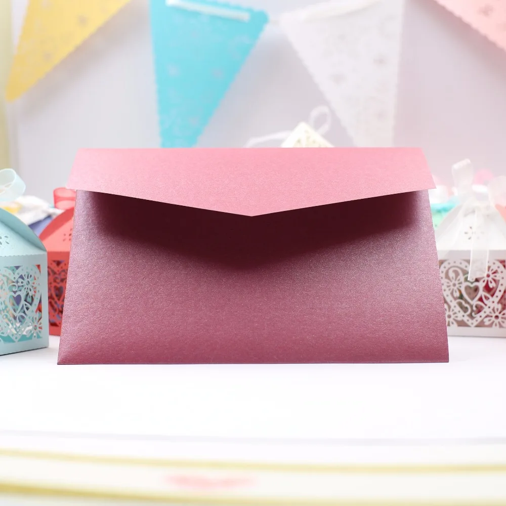 Новинка 2017 стильный китайский красный конверт бордовый три сложения лазерная