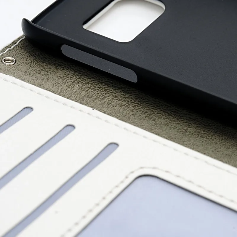 Чехол бумажник из искусственной кожи для Samsung Galaxy note 10 pro 9 8 5 4 3 S6 S7 edge S8 S9 plus S10