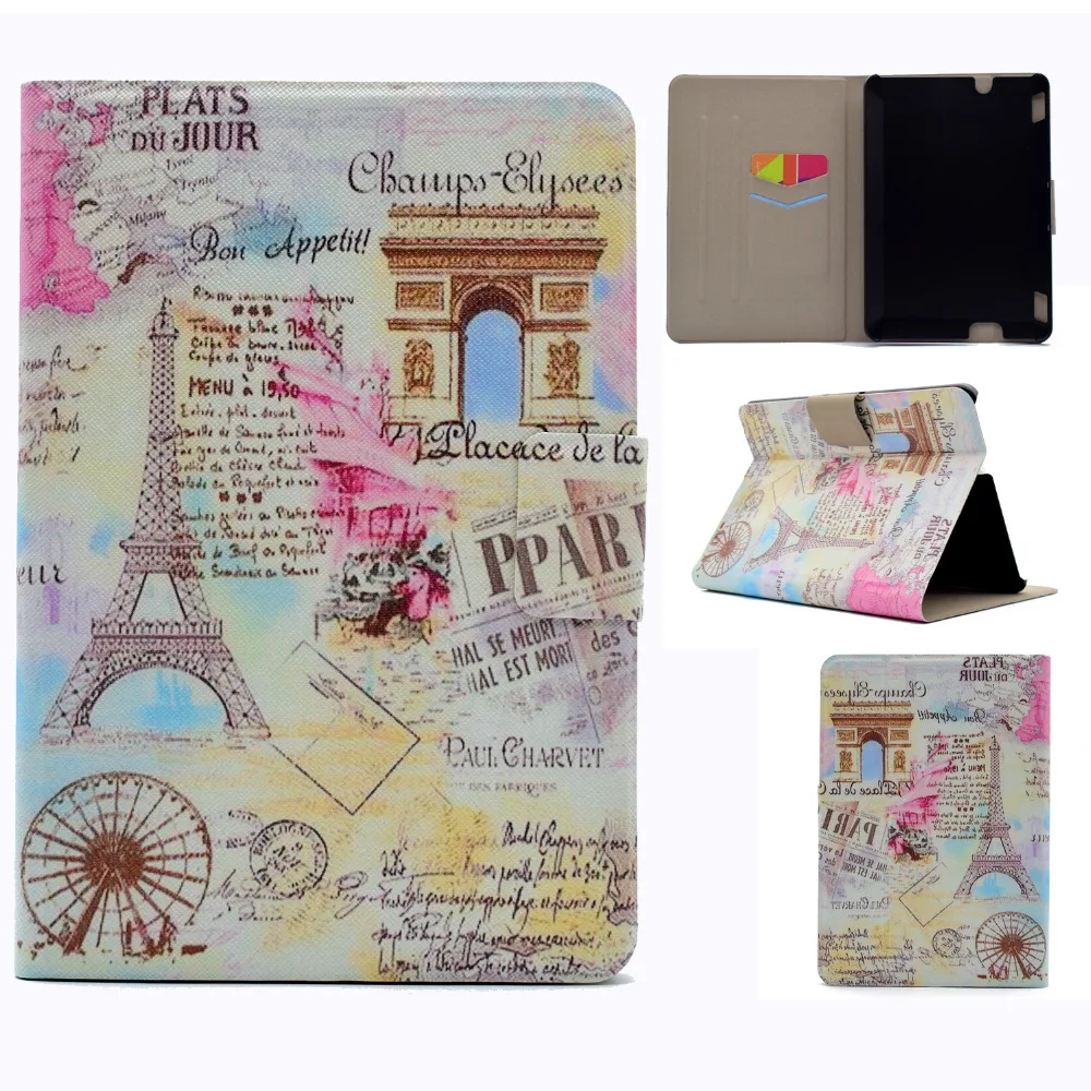 Ультратонкий Модный чехол книжка из искусственной кожи с магнитной подставкой