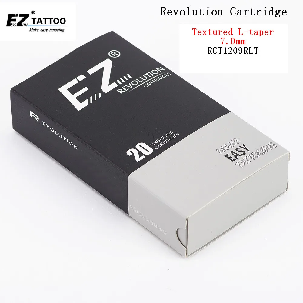 

RCT1209RLT EZ Revolution Tattoo Needles Cartridge Round Liners #12 0.35mm For system machines and grips 20 pcs /box