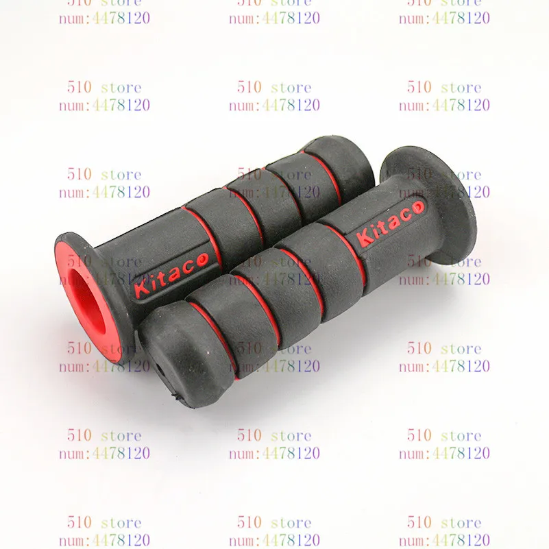 red color Universal Handlebar Grips MOTO GP Rubber Dual Compound bar Grip For YAMAHA DT230LANZA PW50 PW80 RT100 | Автомобили и