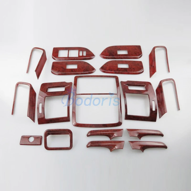 Для Toyota Land Cruiser 150 Prado LC150 FJ150 2010-2017 2018 интерьерная деревянная цветная обшивка