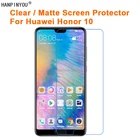 Прозрачная глянцеваяАнтибликовая матовая защитная пленка для экрана (не закаленное стекло) для Huawei Honor 10 5,84 дюйма