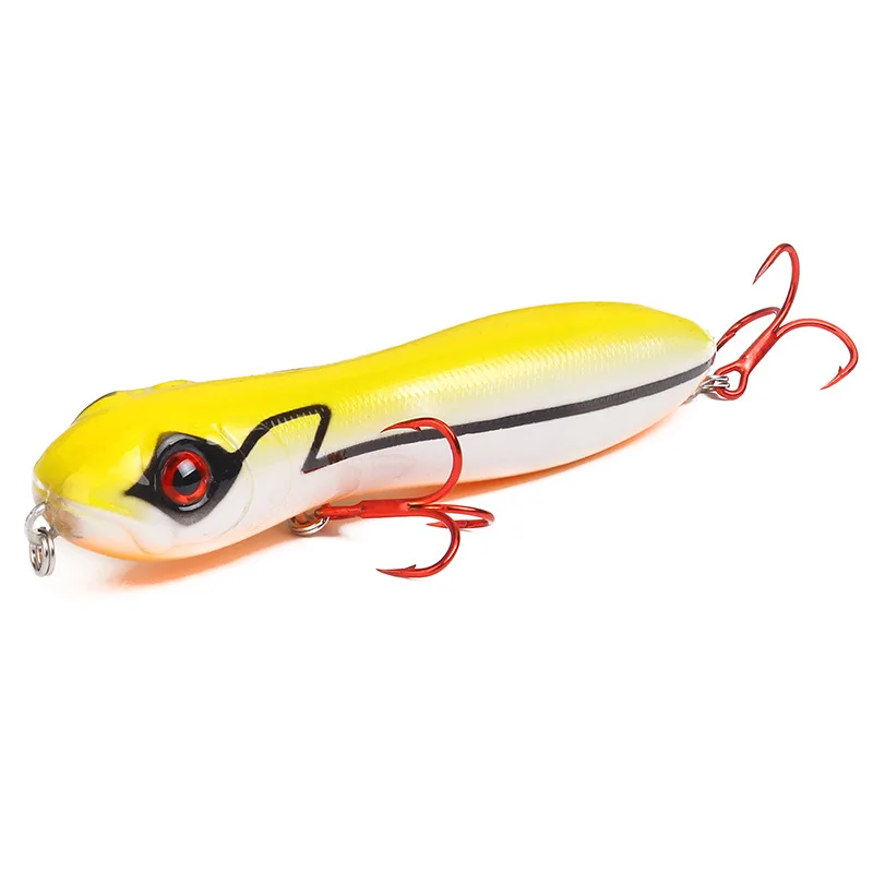 lure-6 8 цветов, приманка для рыбалки, 100 мм, 15,6 г, змеиная голова, приманка, жесткая приманка, искусственная поверхность, приманка для рыбалки, воблеры, снасти - Цвет: lure-6