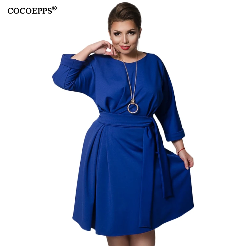 2019 Autumn Winter Christmas Dresses 5XL 6XL Female Dress For Women Plus Size Clothing Evening Elegant Fashion vestidos | Женская одежда