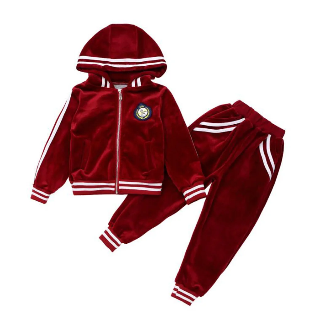 Детская школьная форма комплект спортивной одежды для мальчиков и девочек