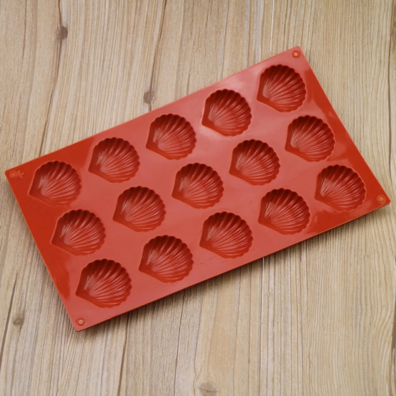 Atekuker Small Sea Shell Shape Silicone Molds For Cakes Biscuit Baking Tools Pastry Mould Silicone Forms Ice Pudding Jelly Mold