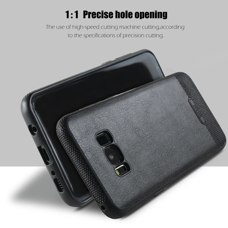 Luxury Leather Phone Cover Case For Samsung Galaxy S9 Plus S8 S7 Edge Fitted Funda |