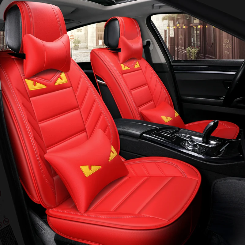 Универсальные чехлы для автомобильных сидений из искусственной кожи Mitsubishi Group i