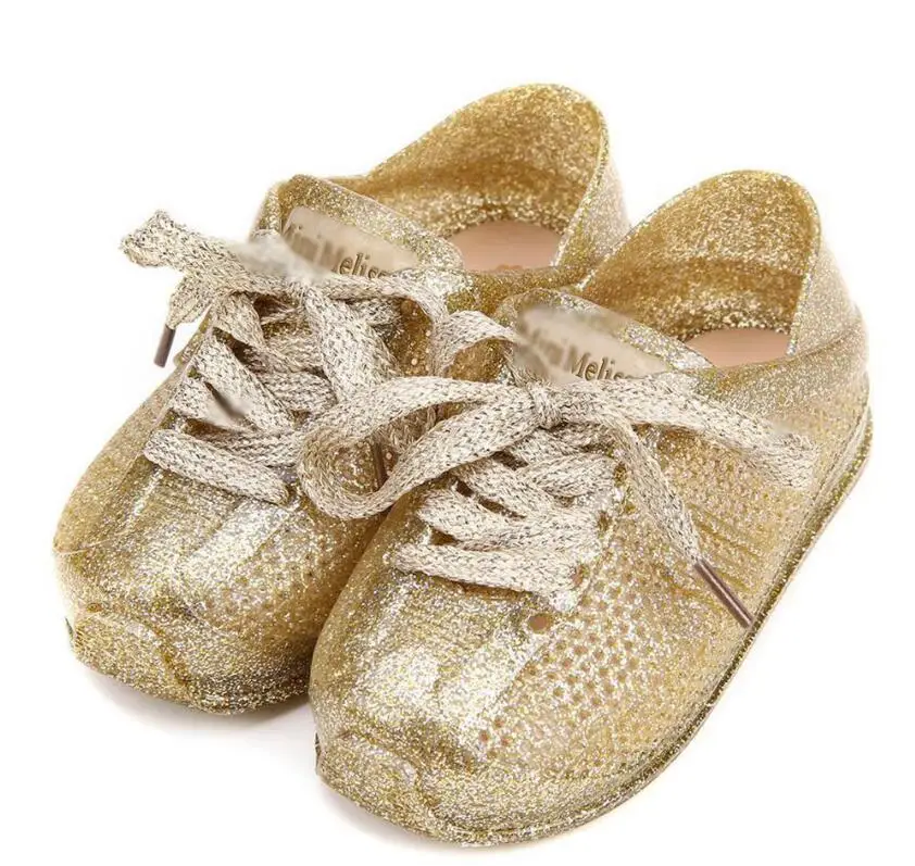 Mini Melissa/Новинка; спортивная обувь для тенниса; зимняя обувь на плоской подошве без шнуровки; детские мини-сандалии; кроссовки; дышащая обувь; прозрачная обувь для девочек
